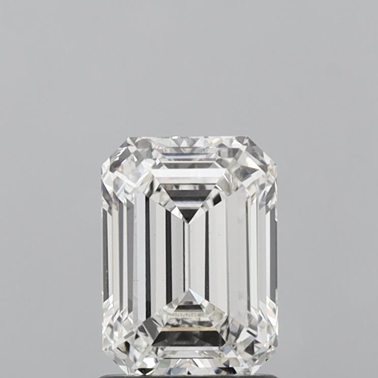 1.55ct Emerald G VVS2 Lab Created Diamond