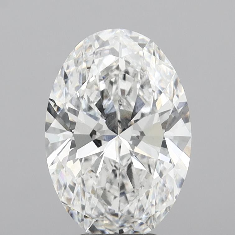 4.76ct Oval E VVS2 Lab Created Diamond