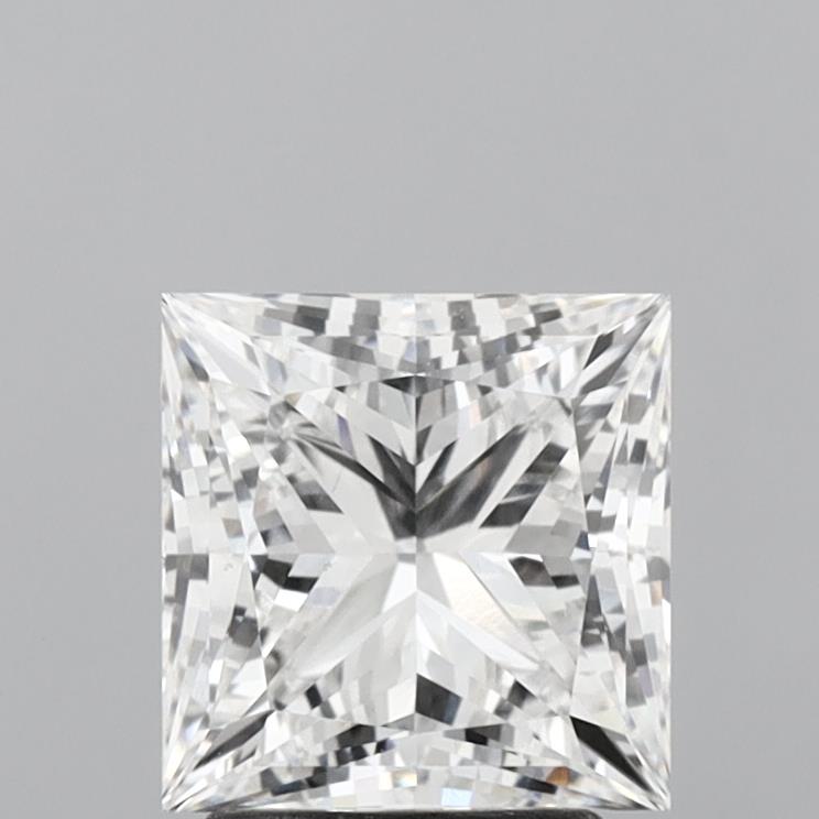2.75ct Princess E VS1 Lab Created Diamond