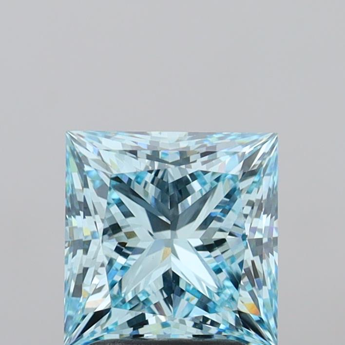 2.35ct Princess  VVS2 Lab Created Diamond