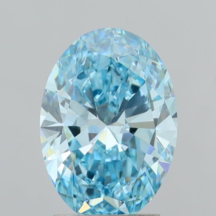 2.42ct Oval  VVS2 Lab Created Diamond