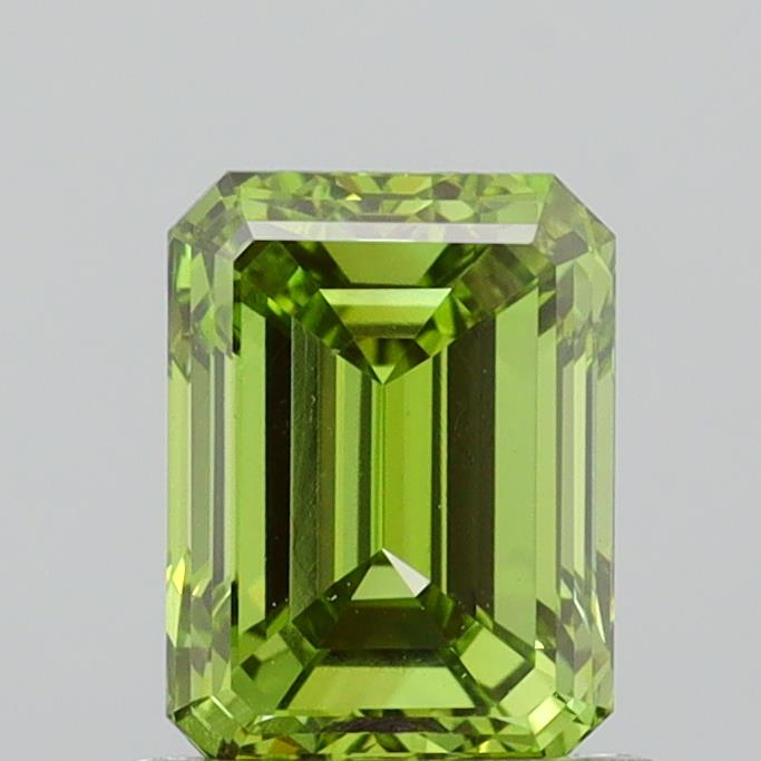 1.24ct Emerald  VVS2 Lab Created Diamond