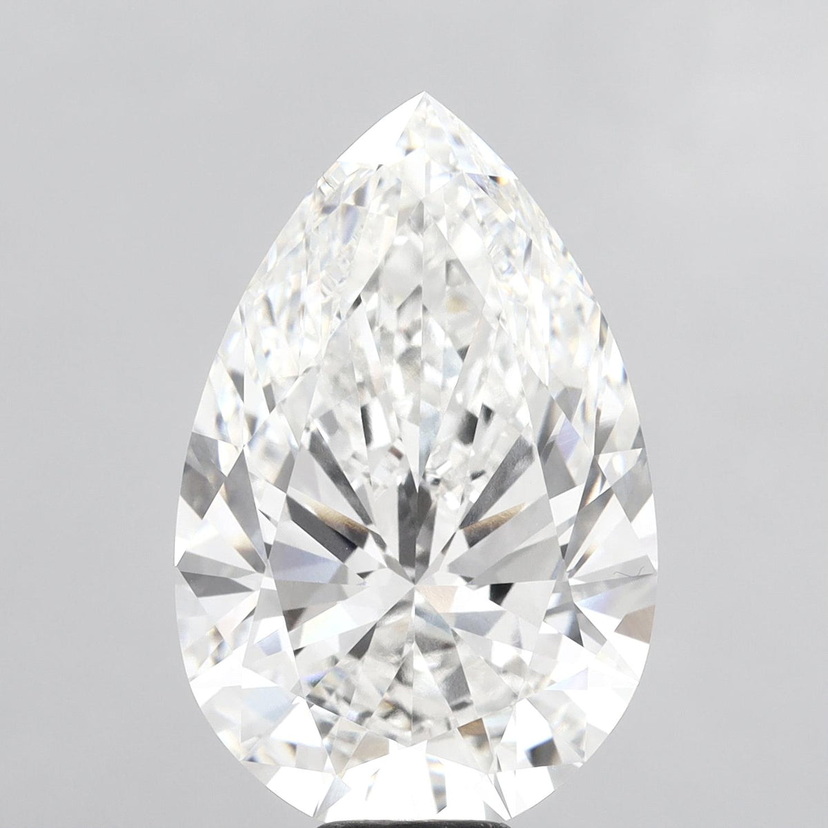 14.04ct Pear E VVS2 Lab Created Diamond