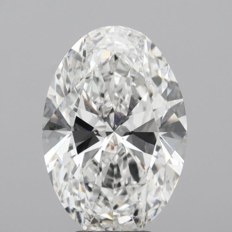 4.79ct Oval F VVS2 Lab Created Diamond
