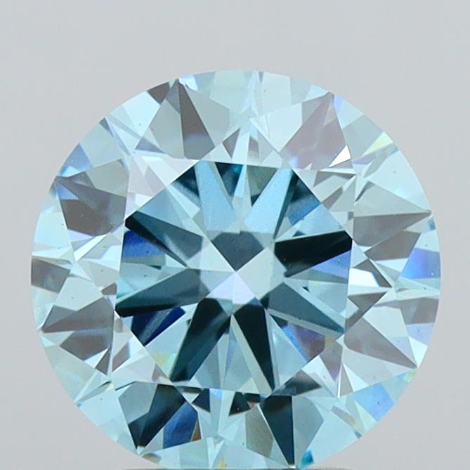 2.72ct Round  VS2 Lab Created Diamond