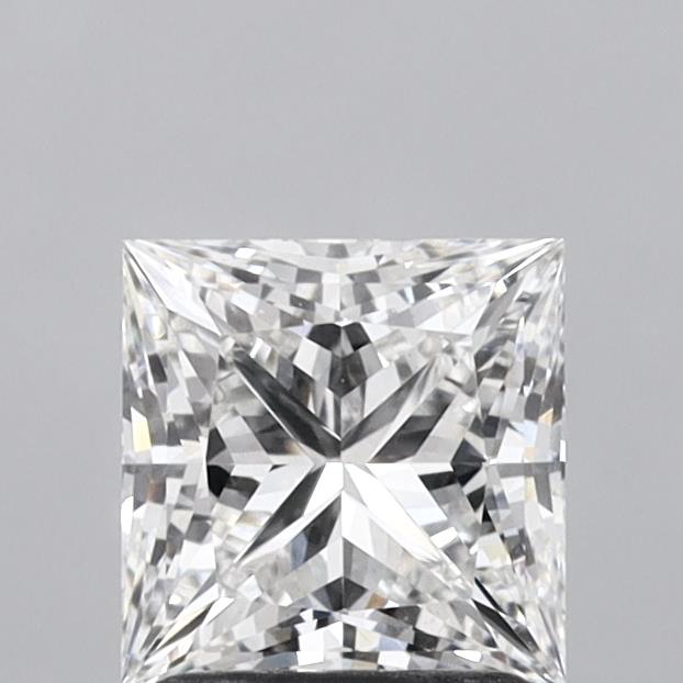1.6ct Princess E VVS2 Lab Created Diamond