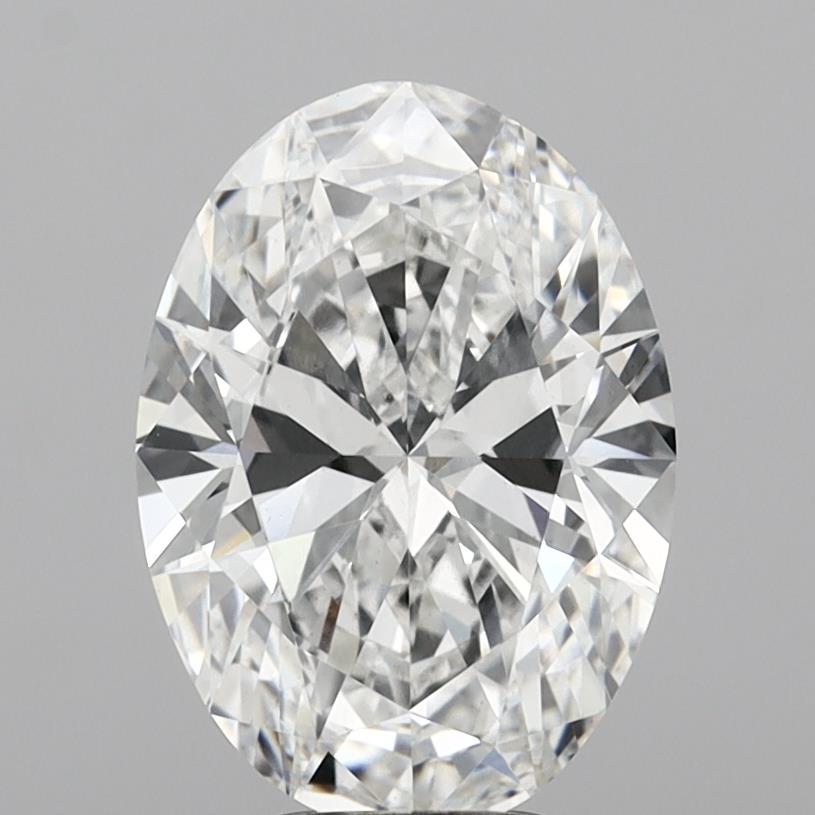 4.88ct Oval E VVS2 Lab Created Diamond