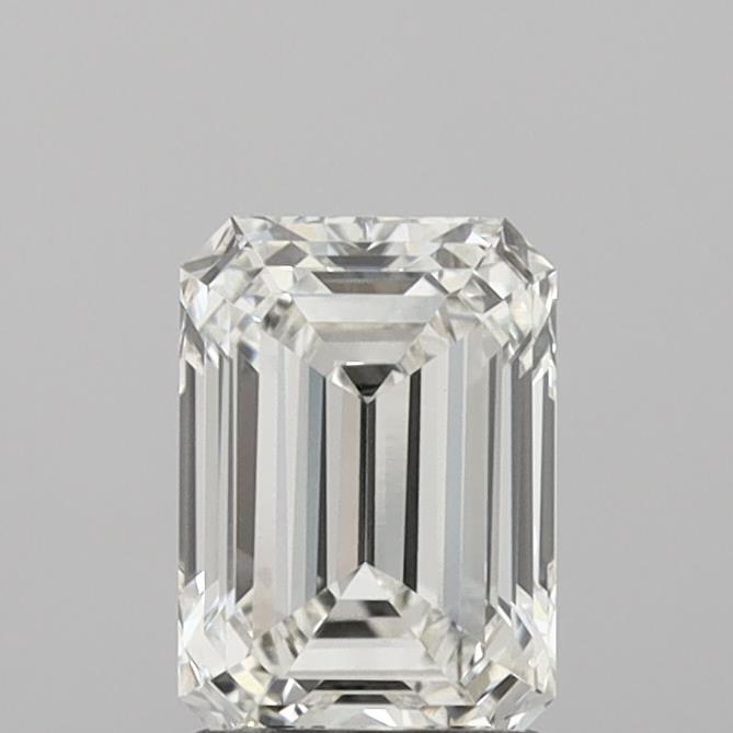 1.55ct Emerald H VVS2 Lab Created Diamond