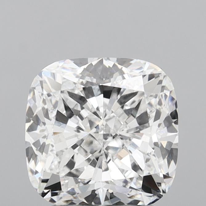 3.08ct Cushion D VVS2 Lab Created Diamond