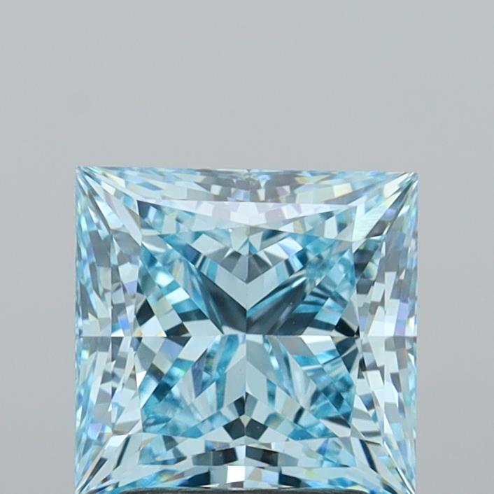 2.83ct Princess  VVS2 Lab Created Diamond