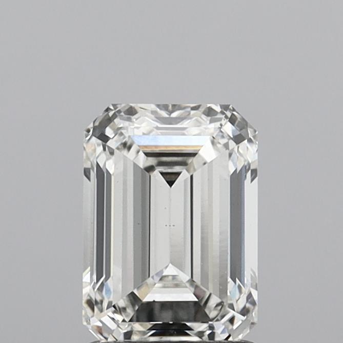 1.55ct Emerald G VS2 Lab Created Diamond