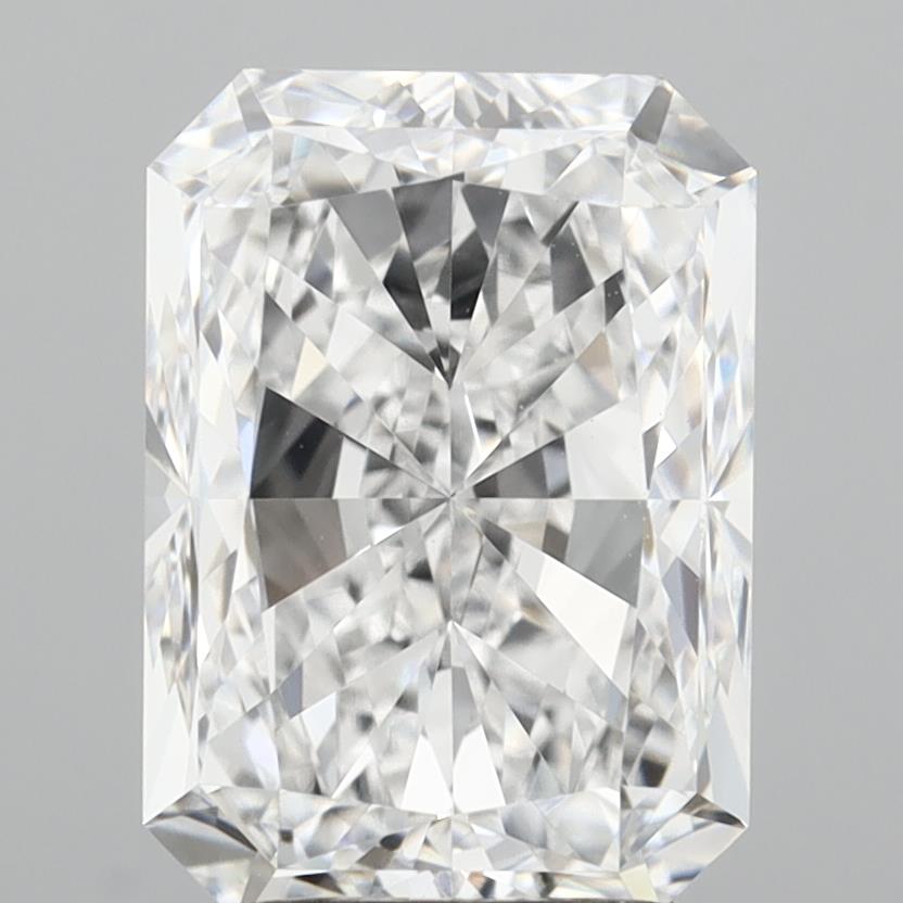 3.43ct Radiant E VVS2 Lab Created Diamond