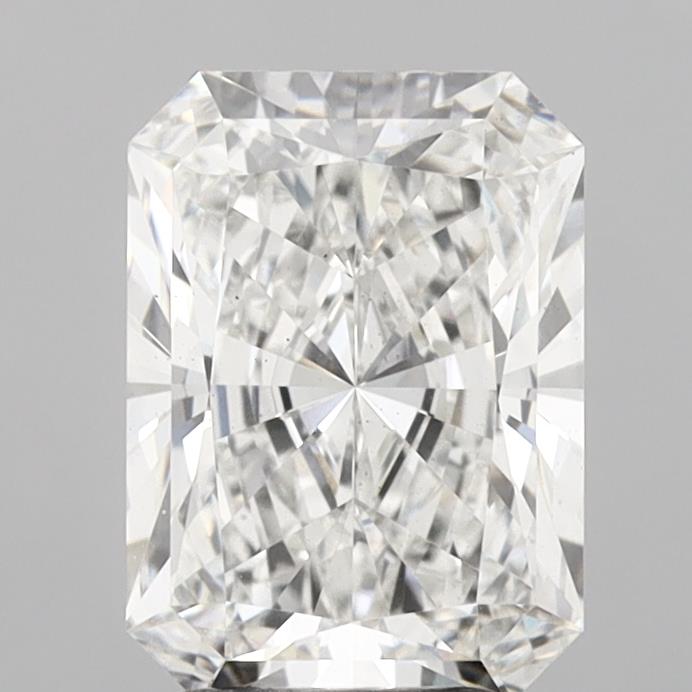 3.27ct Radiant F VS2 Lab Created Diamond