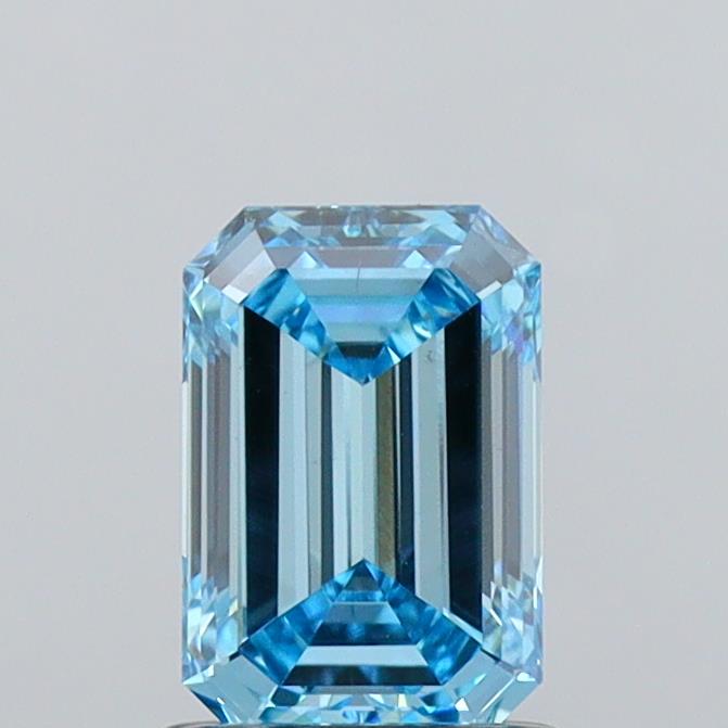 1.26ct Emerald  VS2 Lab Created Diamond