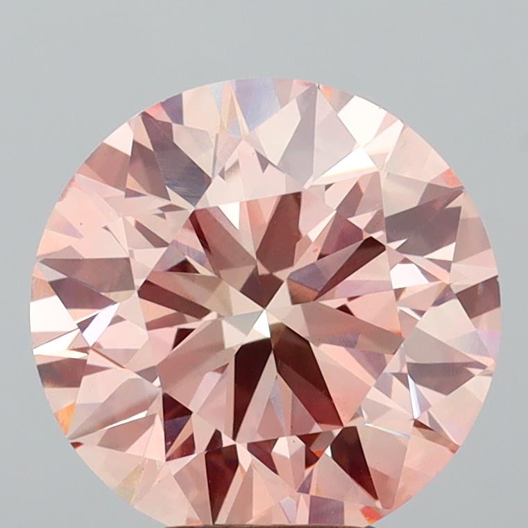 4.89ct Round  VS2 Lab Created Diamond