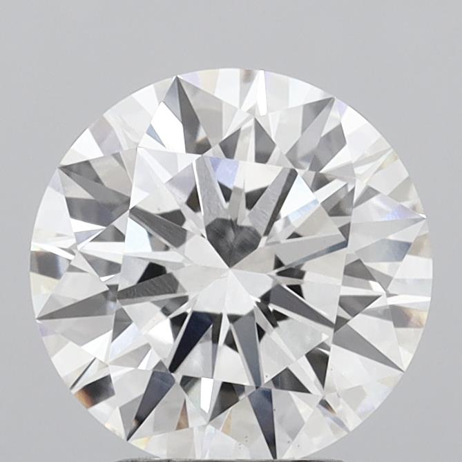 2.84ct Round E VVS2 Lab Created Diamond