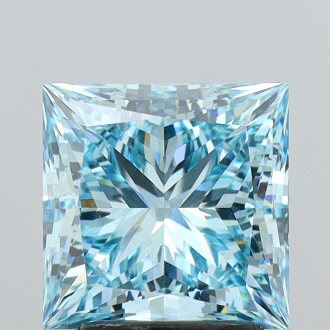 2.95ct Princess  VVS2 Lab Created Diamond