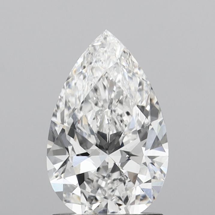 1.5ct Pear D VS2 Lab Created Diamond