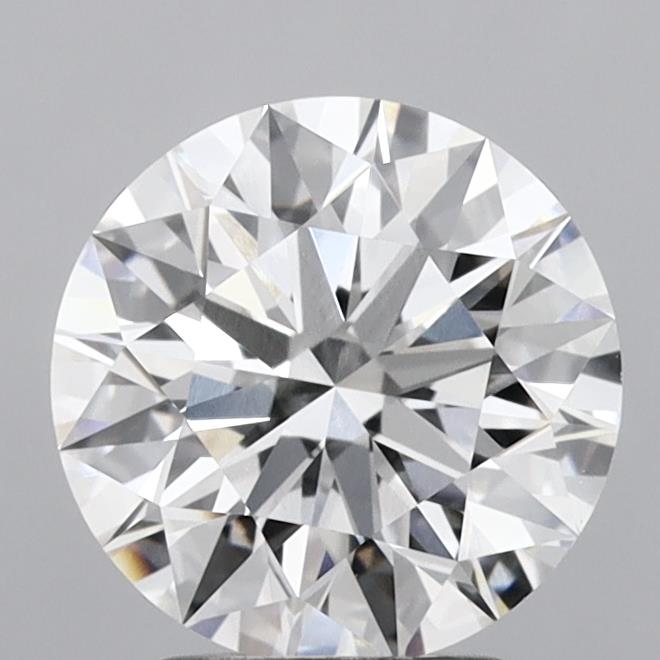 2.77ct Round F VVS2 Lab Created Diamond