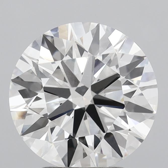 3.07ct Round F VVS2 Lab Created Diamond