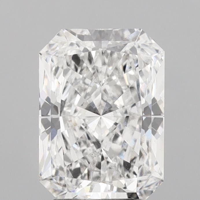 2.69ct Radiant E VS2 Lab Created Diamond