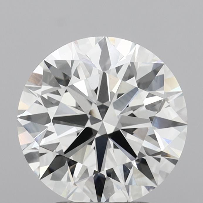 3.08ct Round F VVS2 Lab Created Diamond