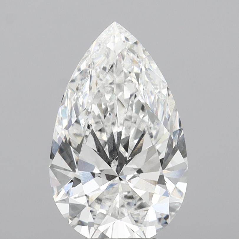 4.72ct Pear E VVS2 Lab Created Diamond