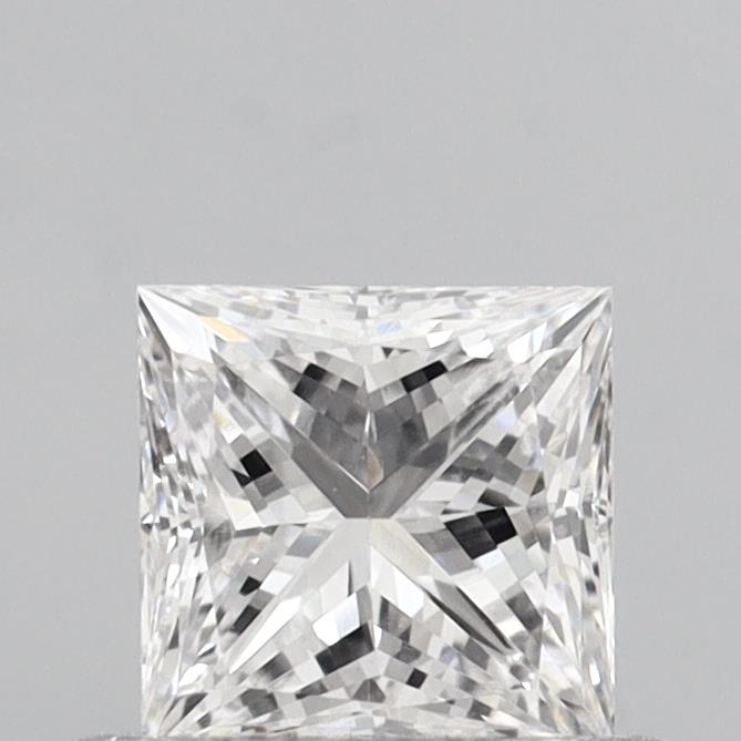 0.61ct Princess D VVS2 Lab Created Diamond