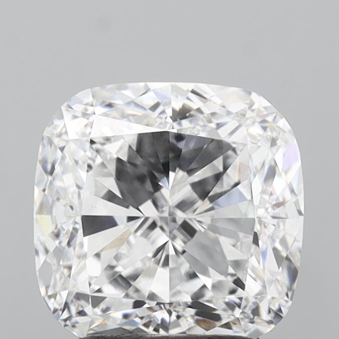 2.51ct Cushion D VVS2 Lab Created Diamond