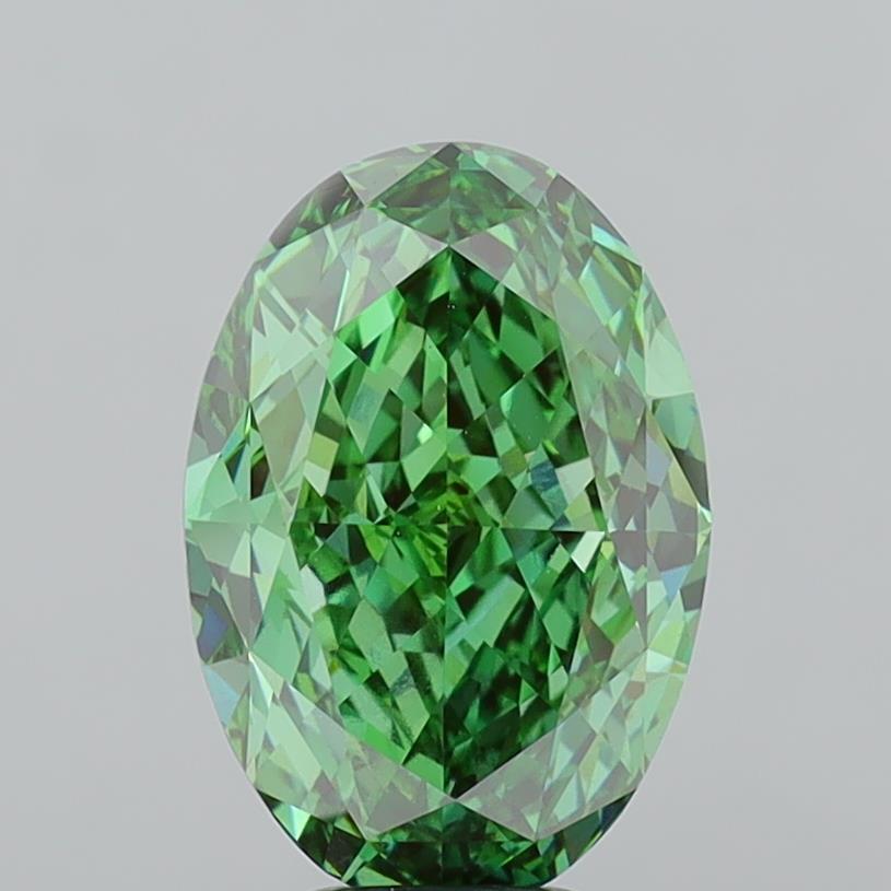 6.58ct Oval  VVS2 Lab Created Diamond