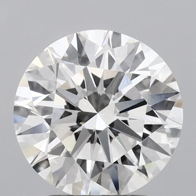 2.74ct Round F VVS2 Lab Created Diamond