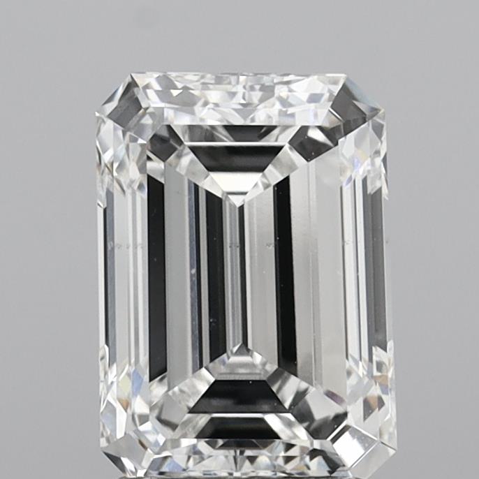 2.89ct Emerald F VS1 Lab Created Diamond