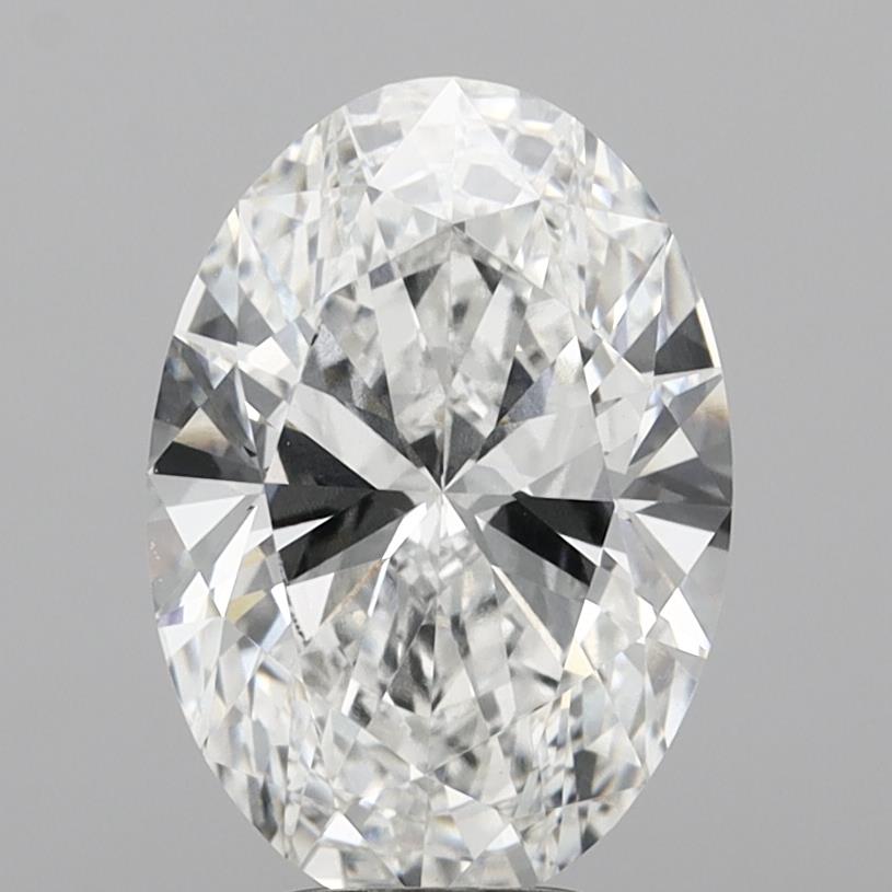 4.89ct Oval E VVS2 Lab Created Diamond