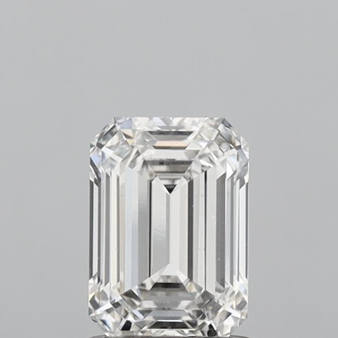 1.25ct Emerald F VS1 Lab Created Diamond