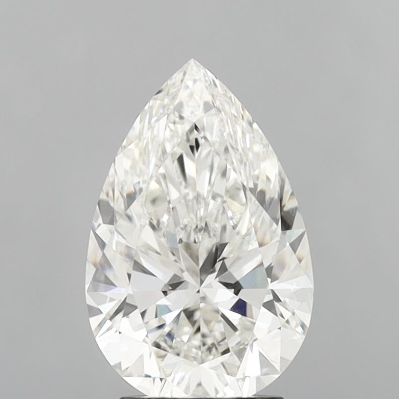 3.02ct Pear H VS1 Lab Created Diamond