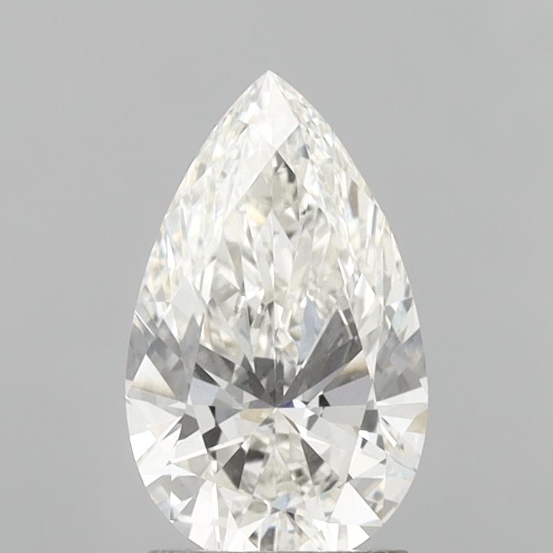 1.92ct Pear H VS1 Lab Created Diamond