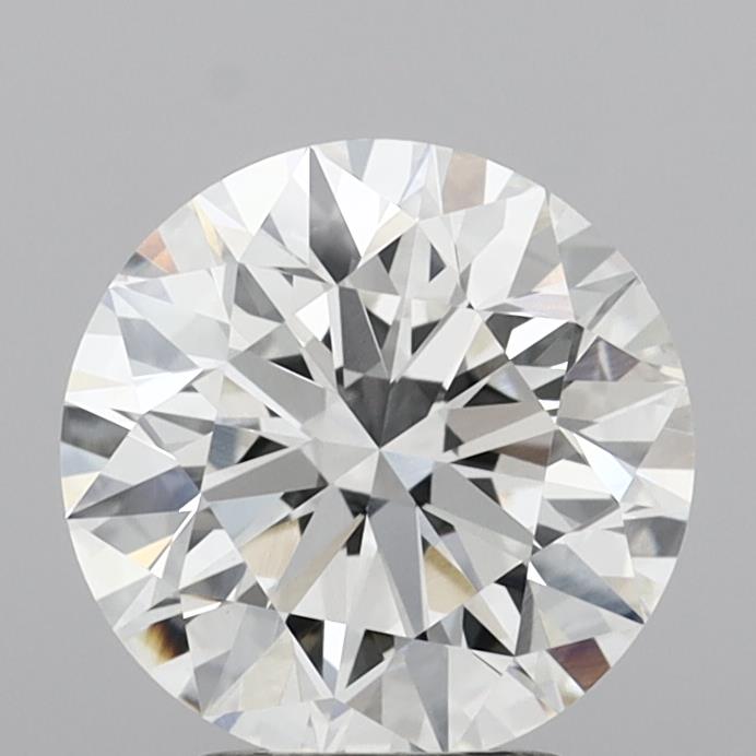 3.08ct Round F VVS2 Lab Created Diamond