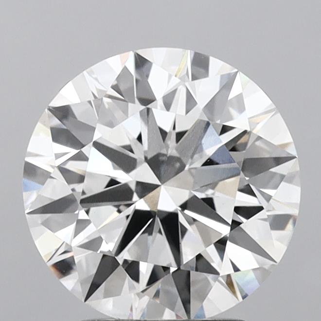 2.7ct Round F VVS2 Lab Created Diamond
