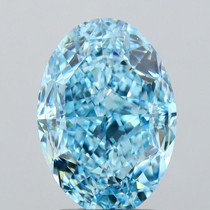 3.01ct Oval  VVS2 Lab Created Diamond