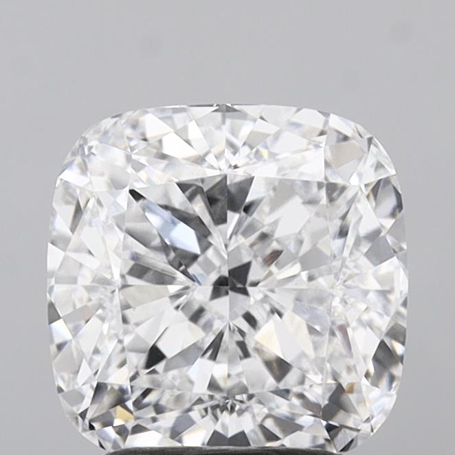 3.02ct Cushion D VVS2 Lab Created Diamond