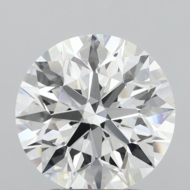 2.69ct Round E VVS2 Lab Created Diamond
