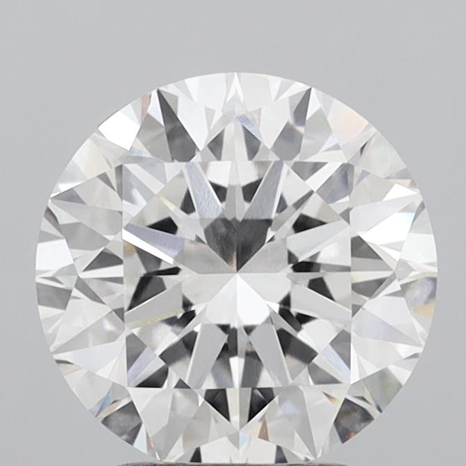 2.96ct Round F VVS2 Lab Created Diamond