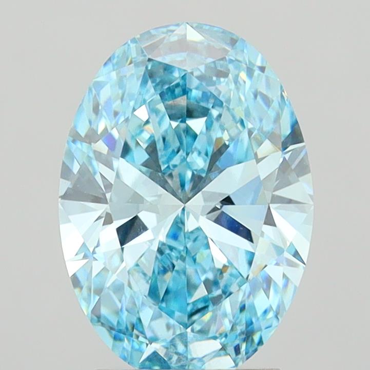 2.89ct Oval  VVS2 Lab Created Diamond
