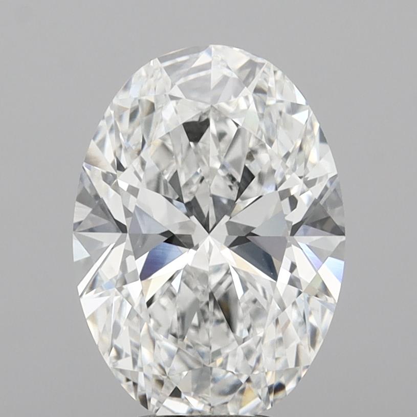4.84ct Oval E VVS2 Lab Created Diamond