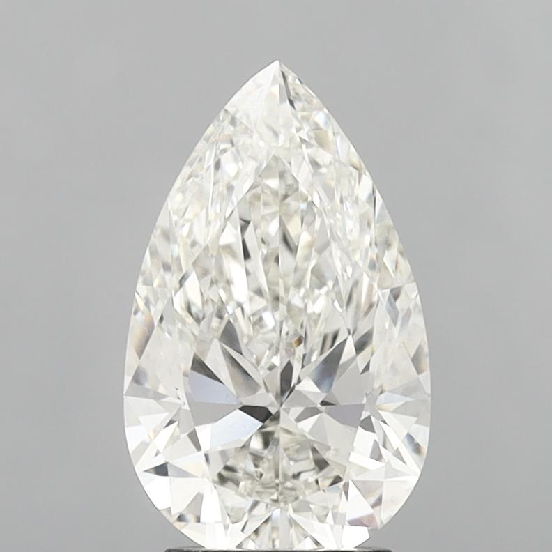3.02ct Pear H VS1 Lab Created Diamond