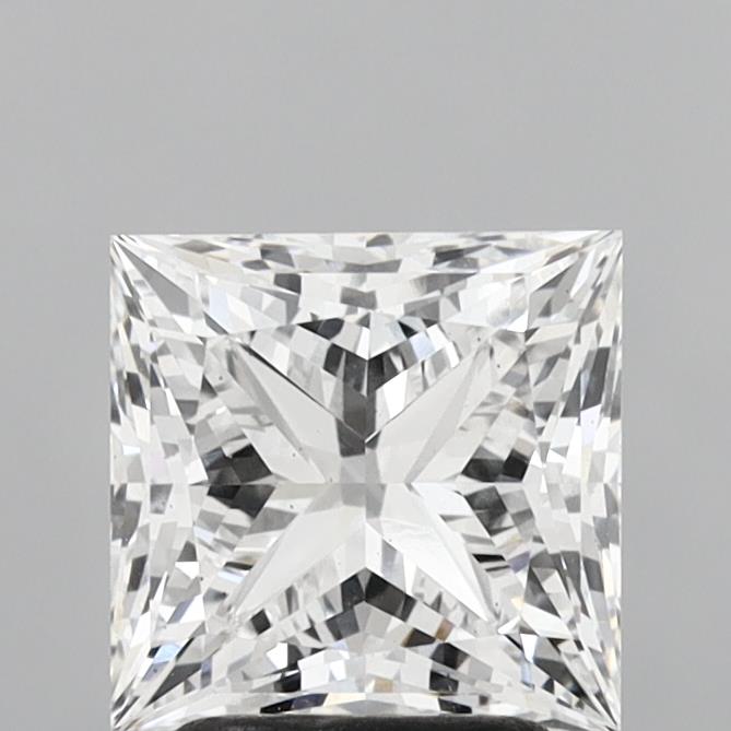 2.84ct Princess D VS2 Lab Created Diamond