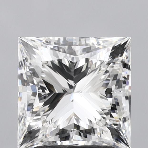 2.8ct Princess F VVS2 Lab Created Diamond