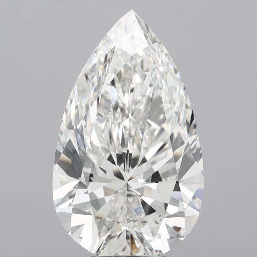 4.97ct Pear F VS1 Lab Created Diamond