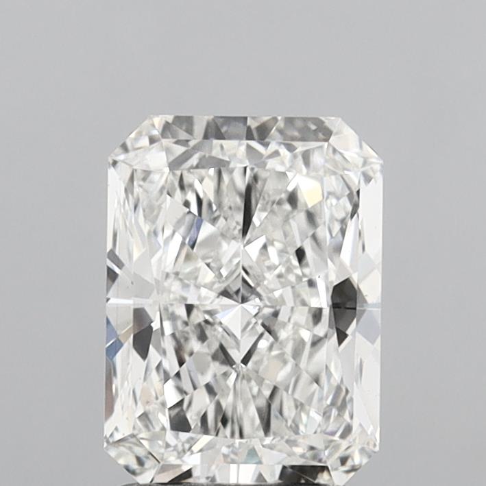 1.92ct Radiant F VS2 Lab Created Diamond