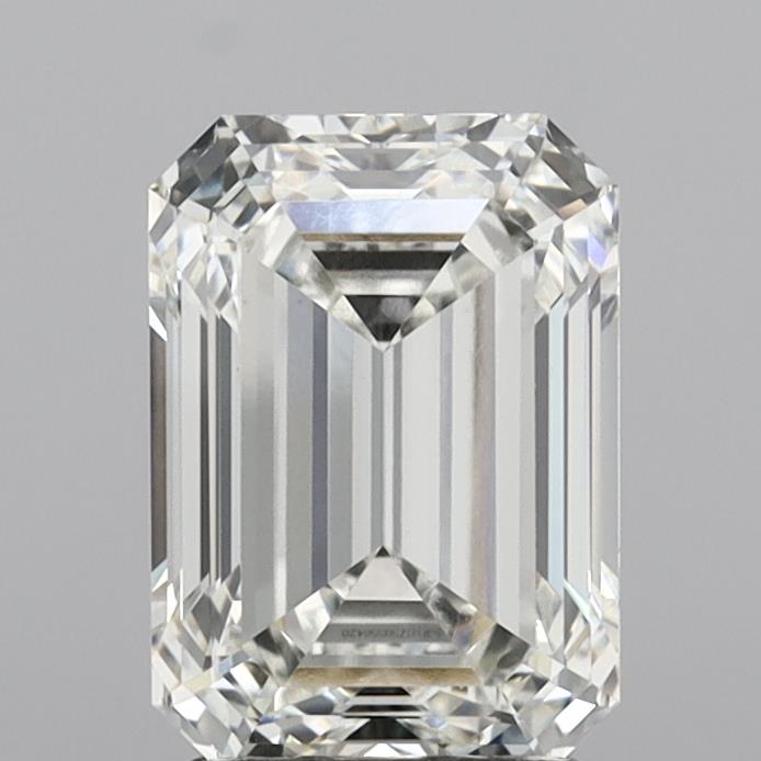 3.08ct Emerald G VVS2 Lab Created Diamond